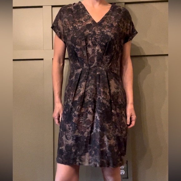 PERUVIAN Connection Soft Knit Viscose Printed Dress Size 6 - Picture 1 of 13